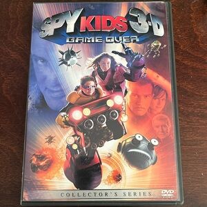 Spy Kids 3: Game Over (DVD, 2004, Includes both 2-D and 3-D Versions) EUC
